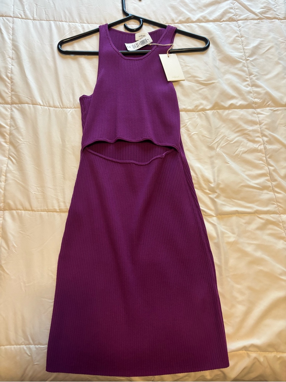 Aritzia Wilfred Cut Out Tank Dress size Medium